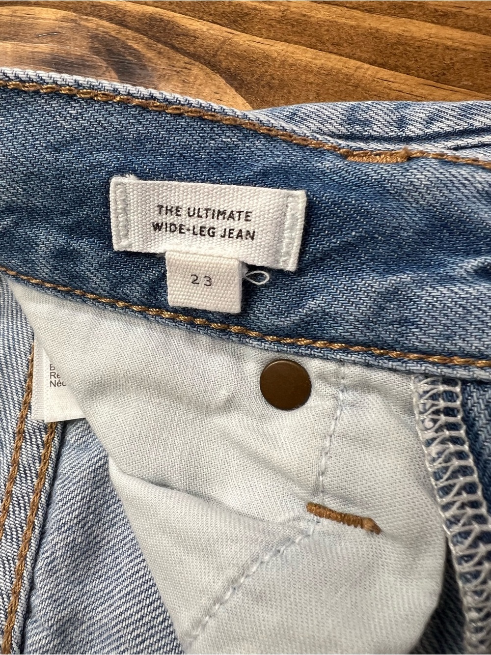 Madewell The Ultimate Wide-Leg Jean Airy Denim in Raebrook Wash Size 23 - Picture 13 of 16